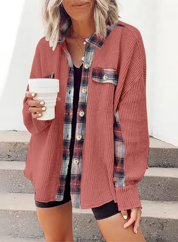 Introducing the Women’s Shacket – Your Perfect Blend of Style and Comfort!