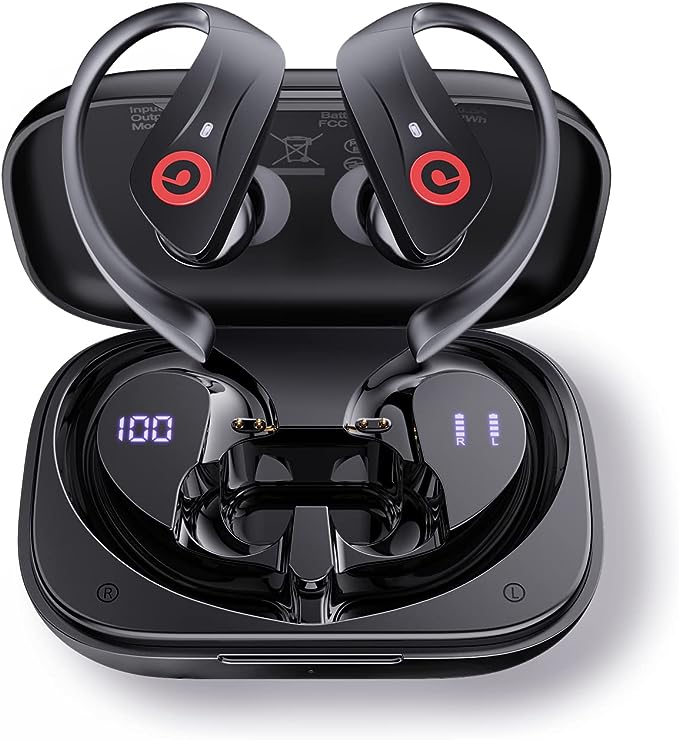 Immerse Yourself in Sound with Wireless Bluetooth Headphones: Unparalleled Playtime and Waterproof Design!