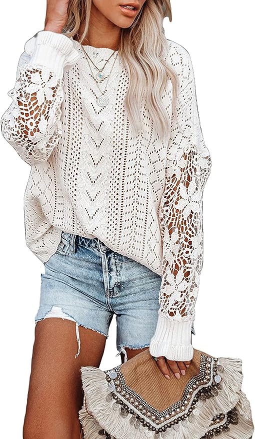 Sweaters: Elevate Your Style with Pointelle Crewneck Outerwear