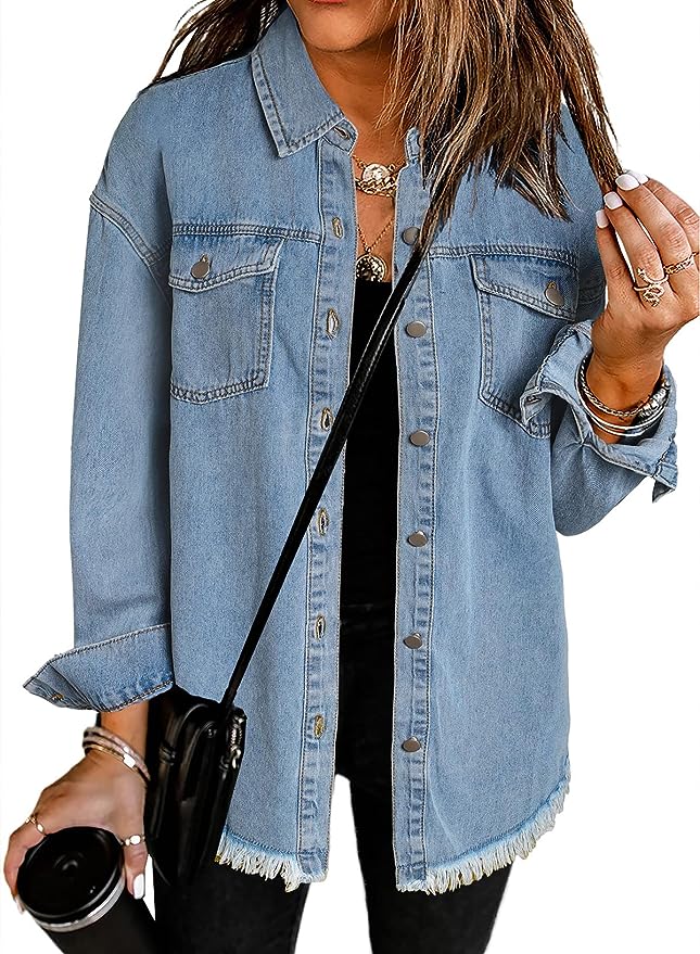 Boyfriend Denim Jacket: Where Edgy Meets Elegance in the World of Fashion